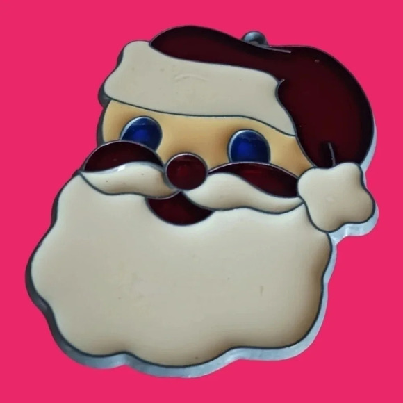 Vtg suncatchers christmas tree ornaments set of 4 - Picture 3 of 6